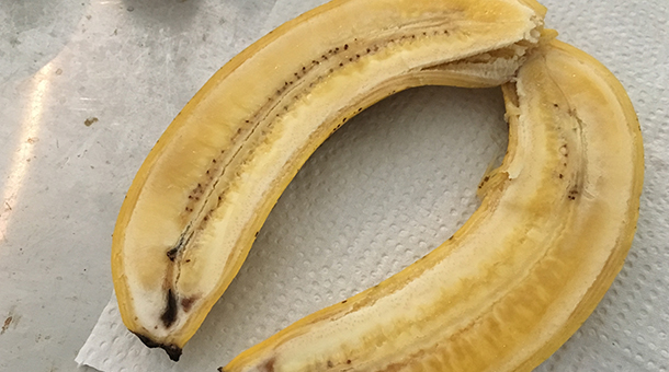 バナナのキャラメリゼトースト
