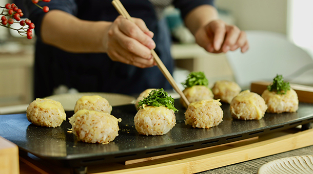 チーズ焼きおにぎり