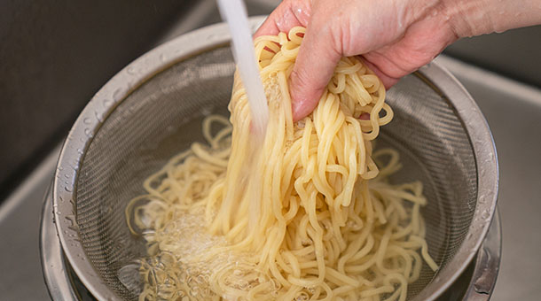 サバ缶温つけ麺