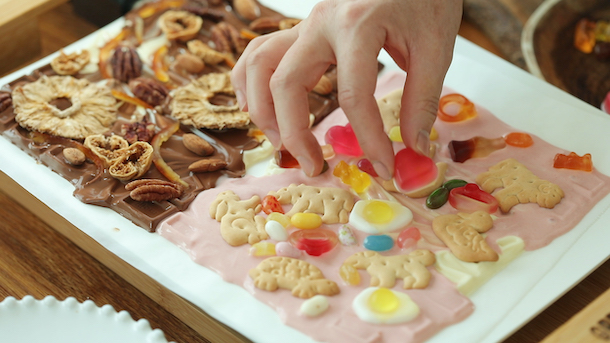 簡単チョコレートバーク